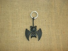 SIMPATICO PIPISTRELLO PORTACHIAVI ARTIGIANALE IN CUOIO LA CUOIERIA FATTO A MANO