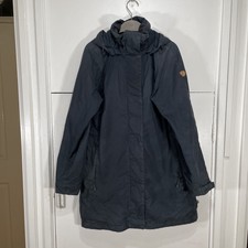 Fjallraven Jacket Parka Navy Mid Length Una Women’s Medium