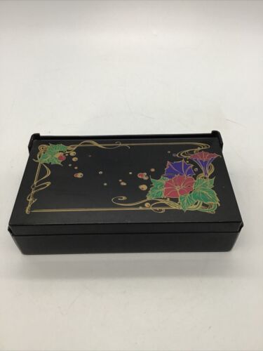 Oriental Small Make Up Box Vintage  - Picture 1 of 8