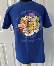 Mickey Inc Unisex Adult Snow White Seven Dwarfs Vintage 1990  s  T-Shirt Size M