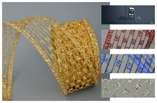 Luxury Net Wire Mesh Ribbon Trimming Decorating Wedding Floral Wrapping Gift DIY