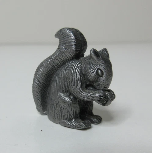 Miniature Pewter Squirrel