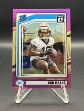 2024 Panini Donruss - Rated Rookie Bub Means #362 Optic Pink (RC)