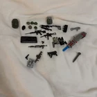 GI Joe 2000s Action Figures And Weapons Lot Accessories Helmets Assorted 3.75 In