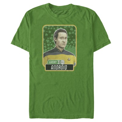 Men's Star Trek: The Next Generation Commander Data St. Patrick's Day Lucky Andr