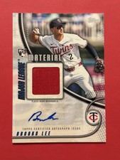 BROOKS LEE (04/50) (ROOKIE RELIC AUTO) 2025 Topps RC Jersey Patch #MMAU-BL