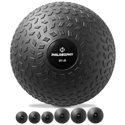 #ad #ad Slam Ball 10 40 LB Weighted Medicine Fitness Ball with Easy Grip Tread $39.99