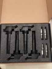 ECCPP UF513 8 ignition coils with 8 iridium Spark Plugs for Porsche 2003 2004