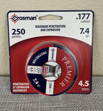 Crosman Premier Destroyer Pellets .177 Cal 4.5mm 250ct 7.4grain Made in USA
