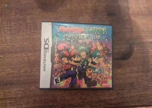 Mario & Luigi: Partners in Time (Nintendo DS, 2005, No Game, Box/Manual Only)