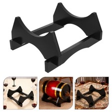 Soporte para barril de vino dispensador de bebidas base para porta botellas de madera