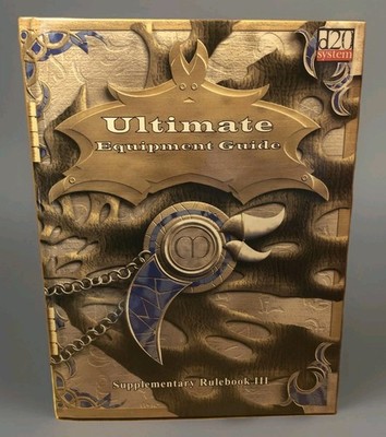 Ultimate Equipment Guide d20 System RPG Supplement Rulebook III Mongoose