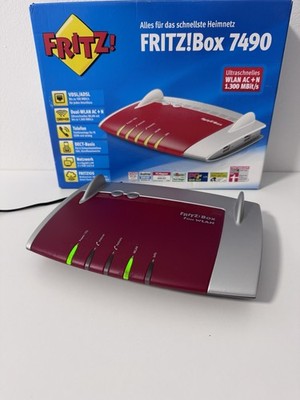 AVM FRITZBox 7390 INTERNATIONAL VDSL DSL Modem Gigabit REPEATER DECT / WLAN