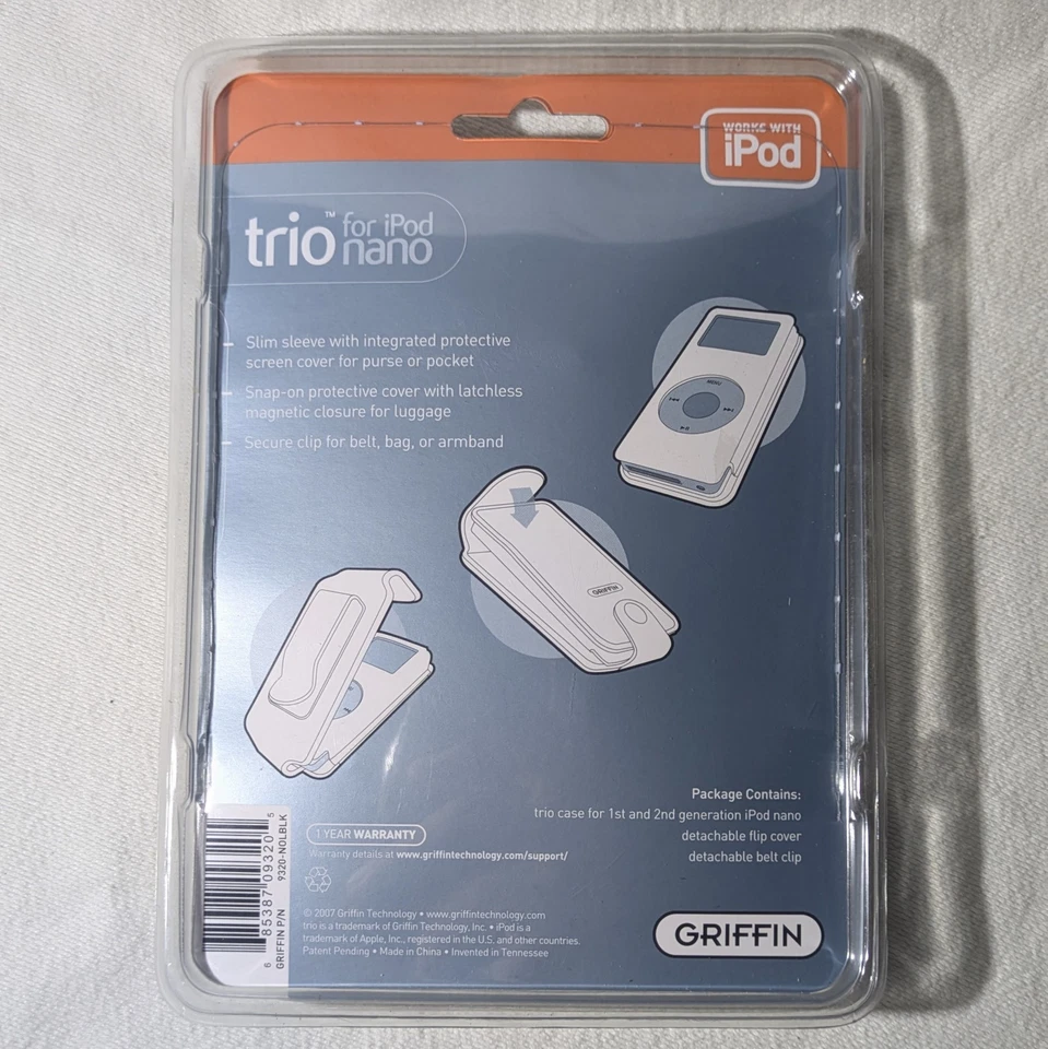 Griffin TRIO PLUS для Apple iPod Nano 4 чехлы протектор кожи новый - Изображение 4 из 4