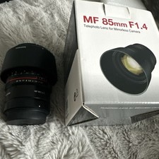 Samyang MF 85mm f 1.4 Prime Lens for Nikon Z Mount Mirrorless Cameras Portrait