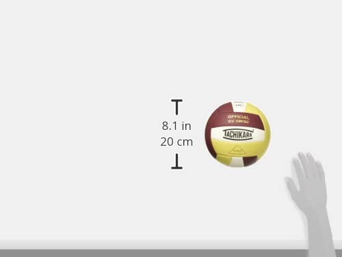 Ballon Volley Tachikara Sensi-Tec Composite – Cuir Synthétique, Vessie LBC, NFHS – Compétition