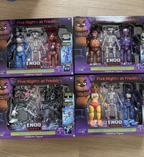 UNRELEASED Five Nights at Freddy’s Endo Series LOT ToyFreddy Bonnie Chica Mangle