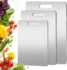 Titanium Cutting Board 3 Pack Double Sided Kitchen Chopping Board Easy Clean