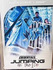 Upper Deck 2024-25 Credentials Jumping on the Ice Macklin Celebrini JI-MC Sharks