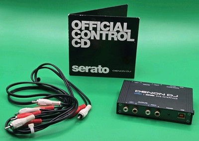 Denon DJ DS1 Serato DVS Interface Black with Control CD Used Only Aux Cable