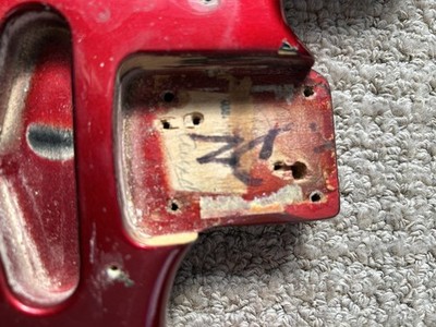 1990 Fender American Vintage Stratocaster Red AVRI 62 Reissue BODY