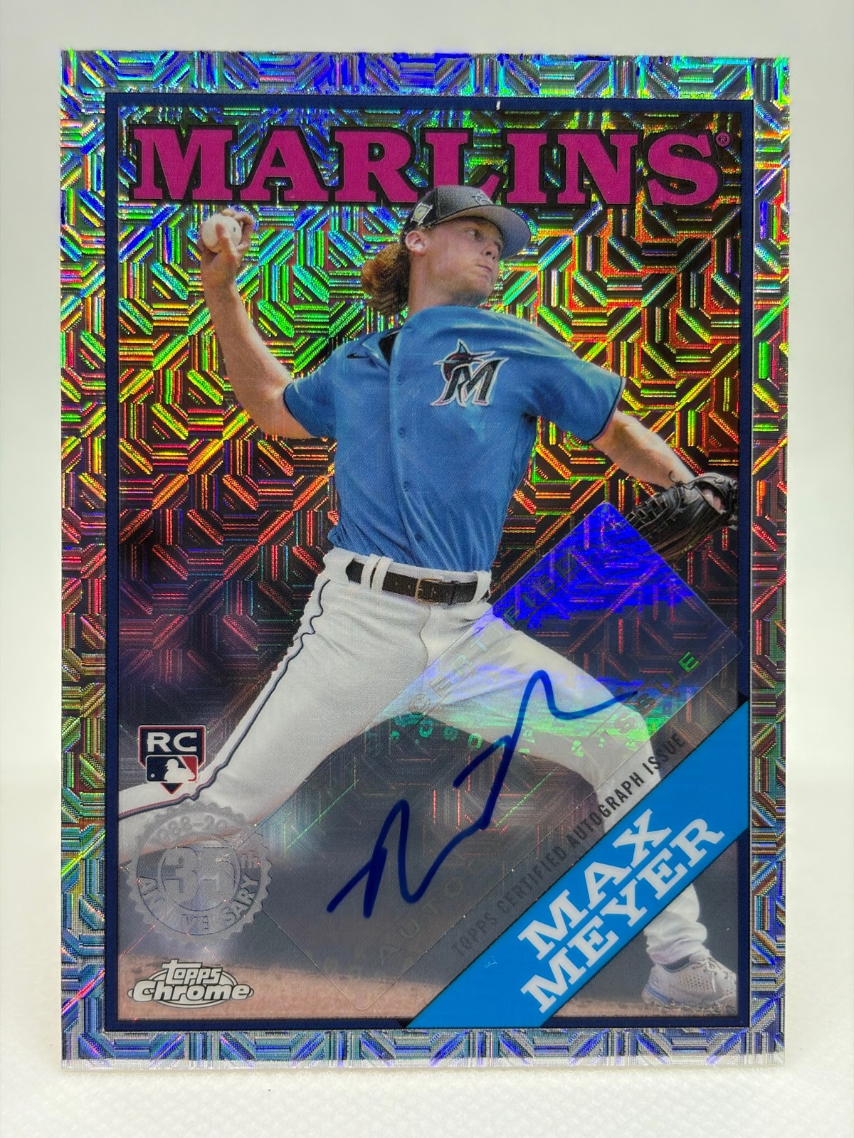 2023 Topps #T88C-86 Max Meyer Chrome Auto /249 RC