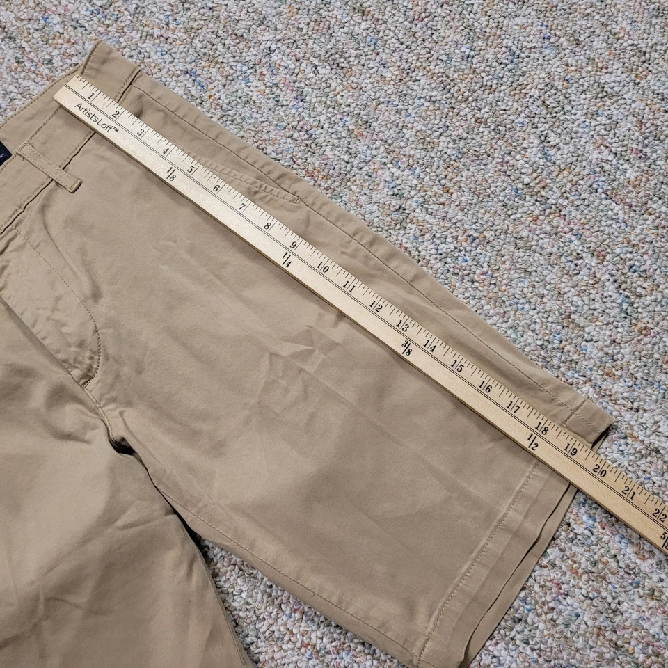 AG Adriano Goldschmied Shorts Mens 30R Khaki Preppy Chino Stretch 11" Inseam - Image 4 of 4