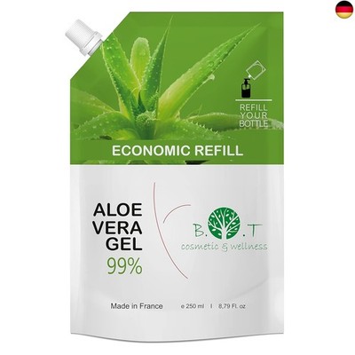 B.O.T Cosmetic & Wellness - Bio Aloe Vera Gel 250ml | Gesicht & Körper 