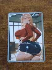 Beautiful Waifu Card - Power Train - Goddess ACG Custom DIY Fan Art Card