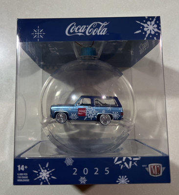 NEW 2025 M2 Machines Christmas Ornament - Coca-Cola 1973 Chevrolet