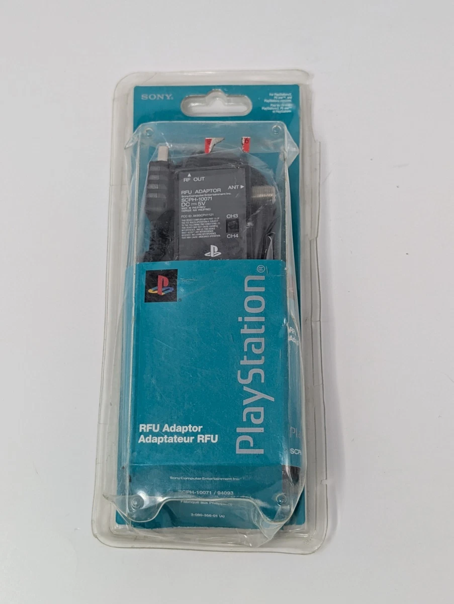 Official OEM Sony Playstation 1 RFU Adaptor PS1 - Brand New Factory Sealed