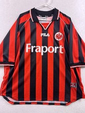 Vintage Eintracht Frankfurt 2001 2002 2003 Home Jersey Fila Shirt Trikot Men XXL