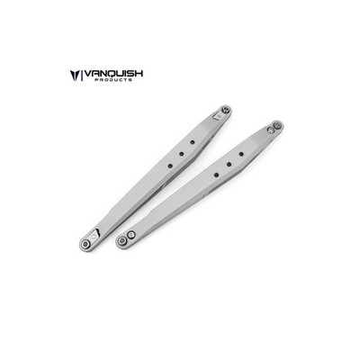 Vanquish Yeti Trailing Arms Clear Anodized / VPS07351