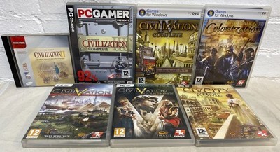 7 x Civilization PC Strategie Spiele Konvolut Civ II III IV V Kolonisation