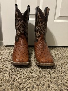 Tony Lama Ostrich Square Toe Boots | eBay display picture 3