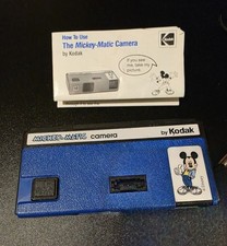 Vintage Mickey-Matic Camera By Kodak 1988 Blue