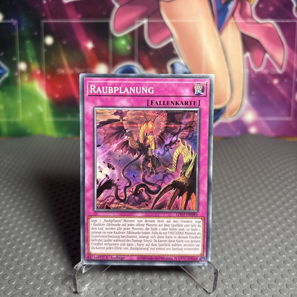 Yu-Gi-Oh! Karte „Finstere Zuflucht“ – Common, 1. Auflage, Deutsch, Aus Legendary Duelists: Season 3