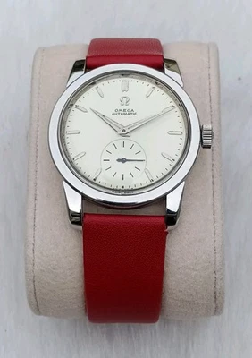Vintage Omega Sub Second Bumper Automatic Cal. 344 Stainless Steel Men's Watch