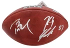 Tom Brady Rob Gronkowski Signed Super Bowl XLIX Football Tristar Fanatics