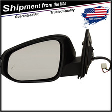 Black Left Driver Side Mirror For Toyota Rav4 2013-2018 With Heated Bsm 8pins Black Left Driver Side Mirror For Toyota Rav4 2013-2018 With Heated Bsm 8pins