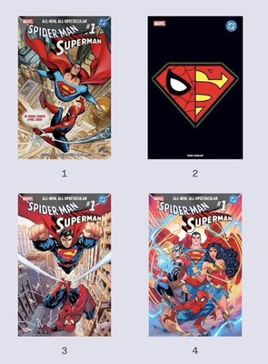 MARVEL/DC: SPIDER-MAN/SUPERMAN #1 (2026) VARIANT COVER CHOICES