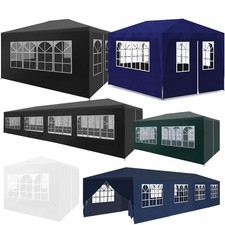 Gazebo Outdoor Marquee Canopy Garden Wedding Party Tent Waterproof Pavilion UK
