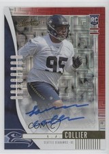 2019 Panini Absolute Rookie Red Squares Signatures /100 LJ Collier #188 Auto 0c6