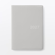 MUJI 2027 Planner A6 Monthly Weekly Monday Start Gray From December 2026 Japan