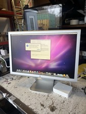 Classic Apple Cinema Display A1081 20" Monitor LCD VINTAGE + ALIMENTATORE #2E