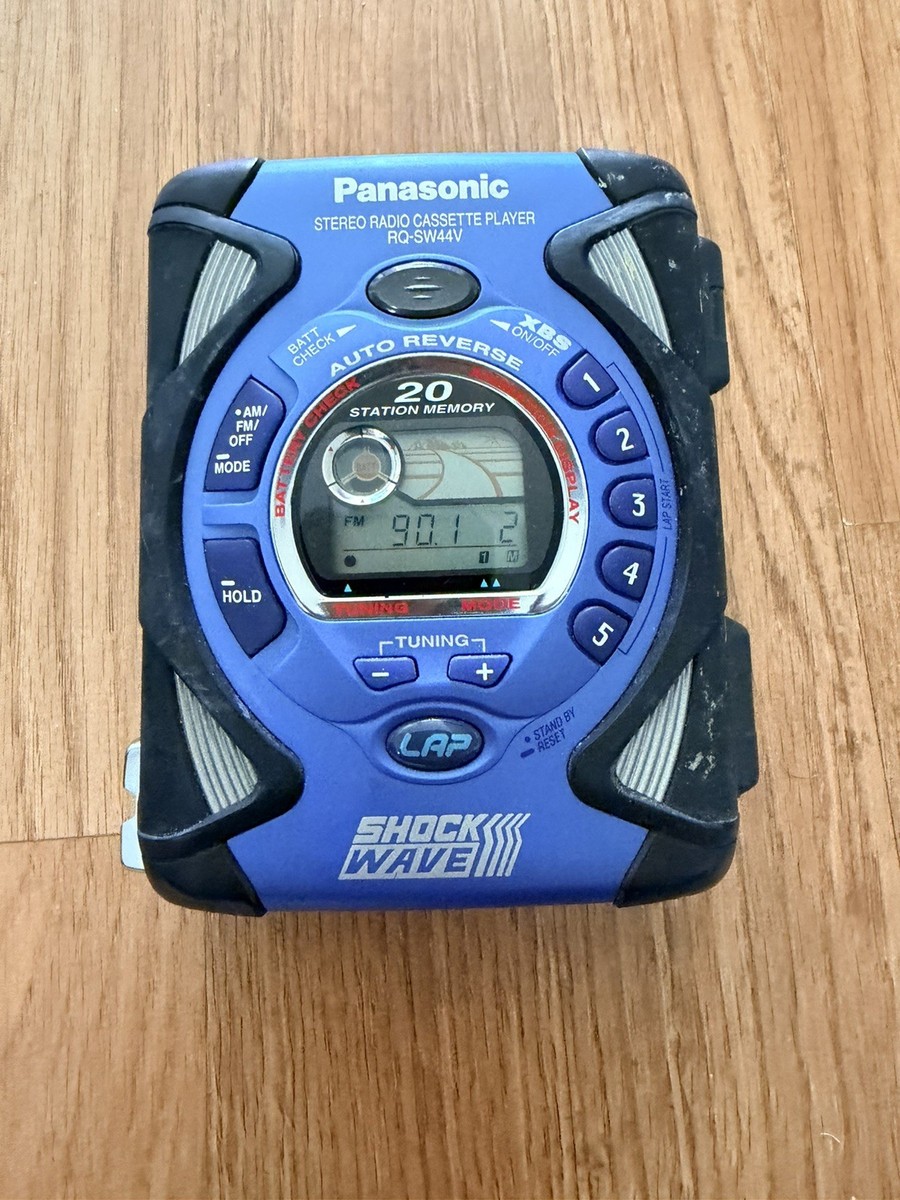Panasonic Shock Wave Stereo Radio Cassette Player RQ-SW44V