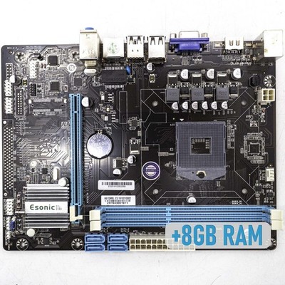 Mainboard M-ATX Matx PGA998 Core I5 CPU 8GB RAM Zweite Dritte Generation Laptop
