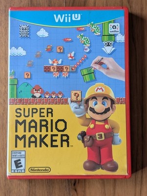 Nintendo Wii U Super Mario Maker Game Disc And Case 2015