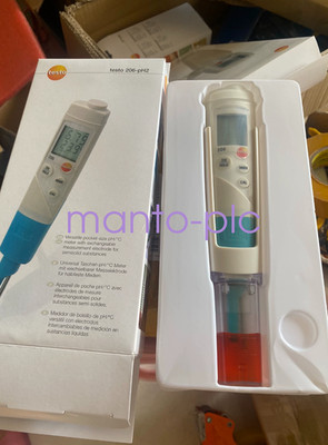 Testo 206-PH2 PH Meter Tester instrument probe head for liquids 0563 206