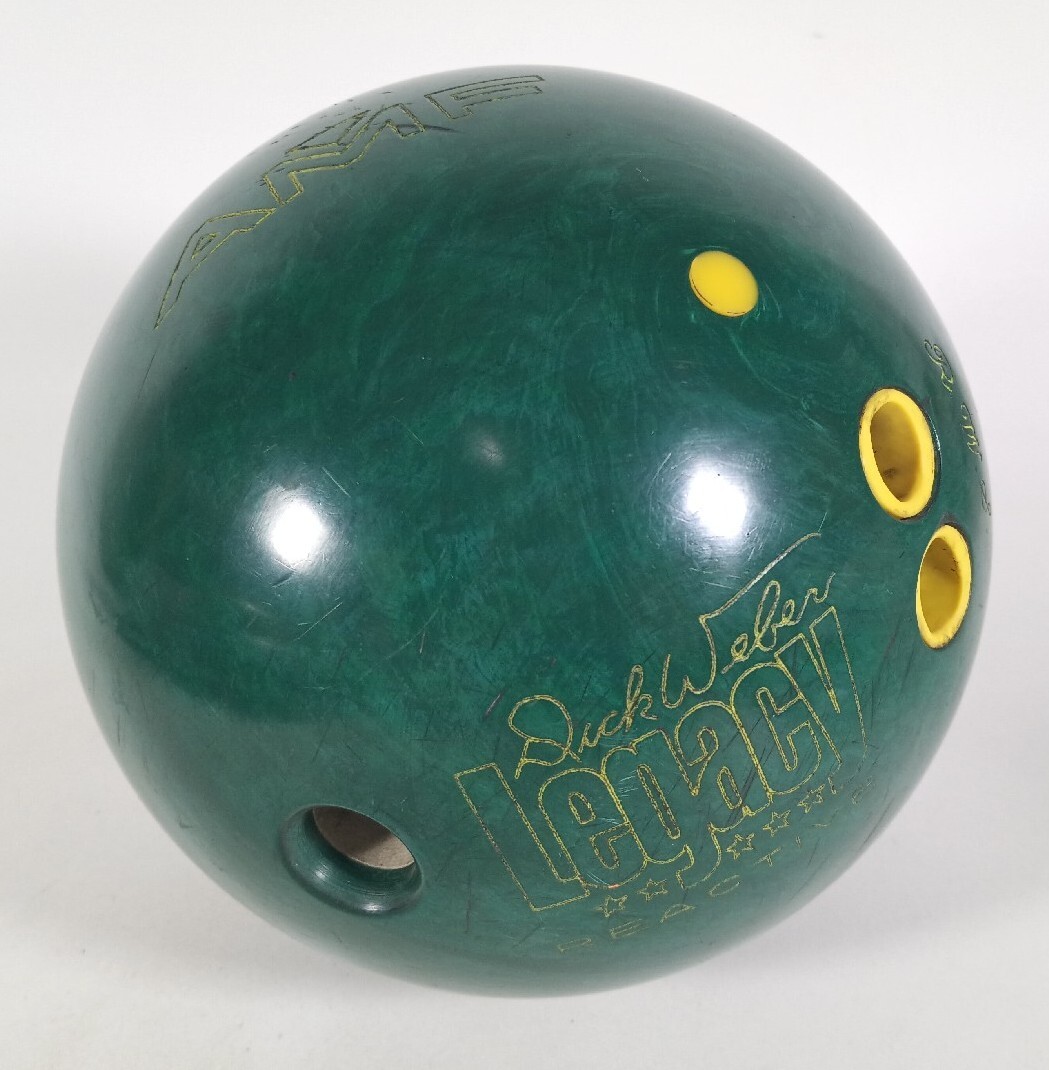 Used 16 lb AMF Dick Weber Legacy Reactive Green Bowling Ball | eBay Used 16 lb AMF Dick Weber Legacy Reactive Green Bowling Ball | eBay